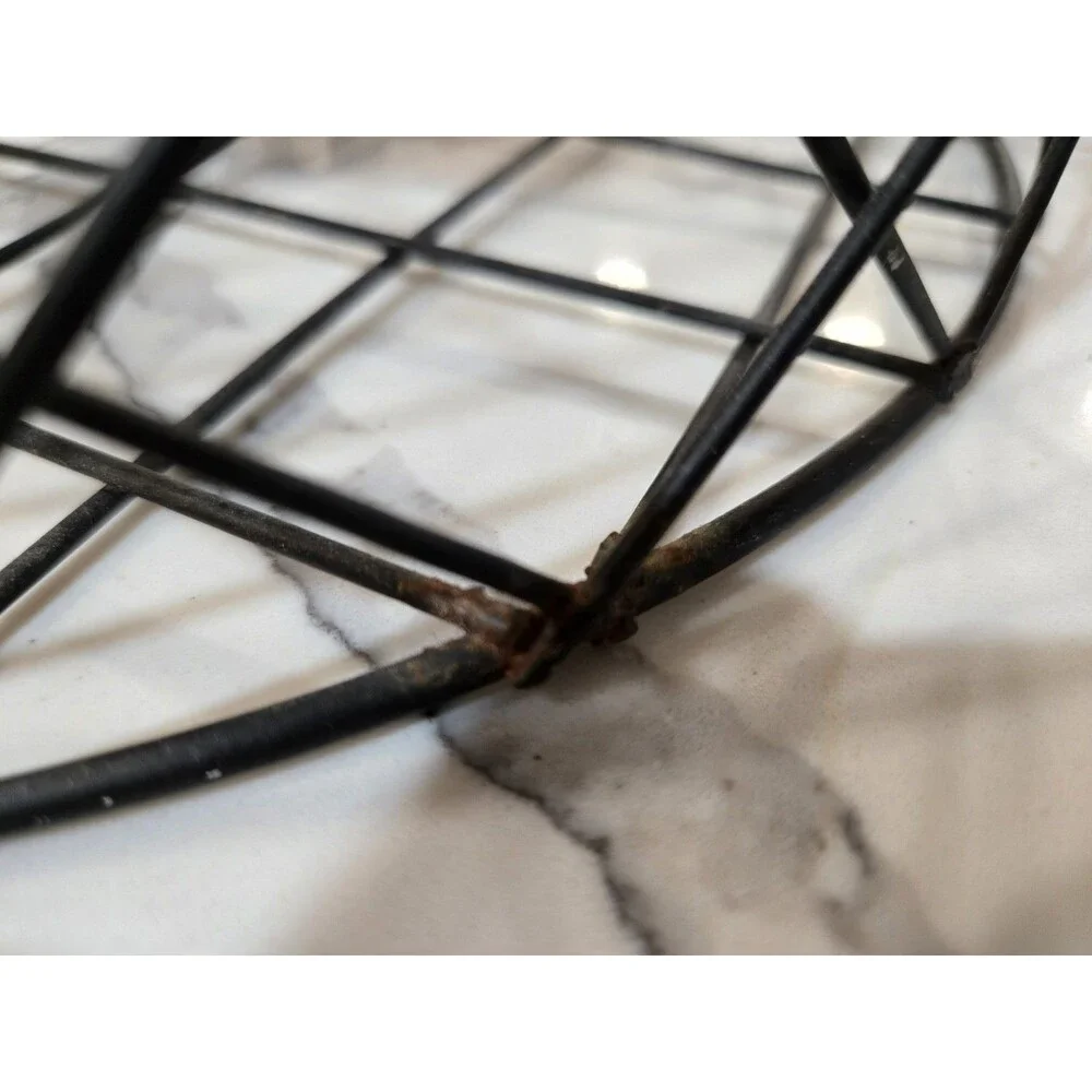 Magnolia Home Matte black metal wire basket Storage Decor